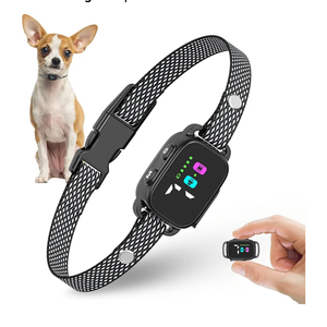 Anti-Bark Collar for Small Dogs, No Shock Anti Barking Collars with 7 Sensitivities, 3 Adjustable Modes Beep & Vibration, IP67 Waterproof - Effective & Humane, Premium Black
