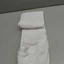 SARAFLORA Outdoor and Indoor Tablecloth -60x84 inch White, Wrinkle Free Washable Waterproof Table Cloth with Umbrella Hole and Zipper Rectangle Table Cover for Spring/Summer/Patio/Picnic/BBQS/Party