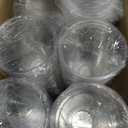 ARTLYMERS 200 Pack - 16 oz Clear Plastic Cups with Lids and Straws, Disposable Iced Coffee Cups with Lids for Cold Drinks, Crystal To Go Smoothie Cup, Milkshakes, Juices, Coffee Accessories