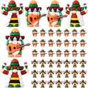 50 Pcs Mini Fiesta Gnomes Couple Figurines to Hide and Seek Cinco De Mayo Tomte Mexican Taco Tuesday Dwarf Gift for Adult Home Table Party Decorations
