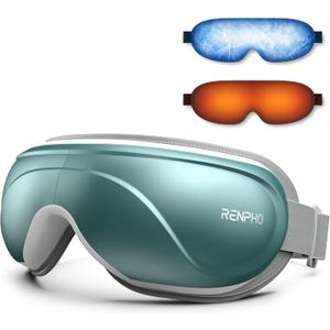 RENPHO Eye Massager with Heat and Cooling, Birthday Gifts for Mom Dad Women Men Heated Eye Mask for Migraine Relief Reduce Strain Improve Sleep Eyeris 2
