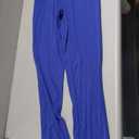 Women's Casual Pants Suit 2 Piece Business Outfits Solid Long Sleeve Blazer and Pencil Pant Sets, L