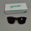 goodr Voight-Kampff Vision Polarized Sunglasses, Medium Sized (VRG), Gray Solid Frames with Rose Mirrored Reflective Lens, UV400 Protection, No Slip, No Bounce