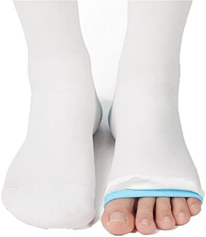 Medical Compression Thigh High Anti Embolism Stockings 15-20mmHg, for Edema, Varicose Veins, Swelling with Inspection Hole, Women & Men XL