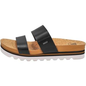Reef Women's Cushion Vista Hi Platform Sandal (10, Bla-black)