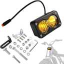 LED Headlight for Ebike, 6500K 20W Waterproof Compatible with Ridstar Q20 RadRunner RadMini RadRover RadExpand, 3Pin 12V-60V for Ebike Light