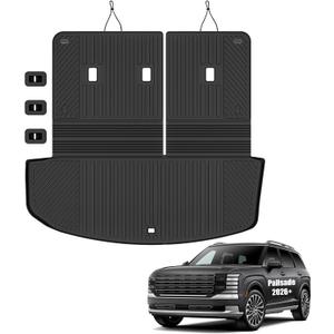 Auxko Cargo Mat & Backrest Fit for Hyundai Palisade 2026 2027 Accessories