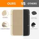 Roaringkitty Cat Litter Mat with Dual EVA Layer Design  Soft, Easy to Clean, Waterproof,Durable, and Non-Slip  Perfect for Cats (khaki, Large 26x19.6 inch)