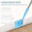 10 Pack Reusable Pad Refills Compatible with Baseboard Buddy Cleaner Tool - Microfiber Replacement Pads for Wet & Dry Use (Baseboard Buddy NOT Included)