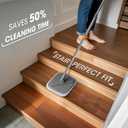 Mop Set, Spin Mop with Separate Dirty Water System, Deep-Cleaning Mops for Floors, Versatile Mops for Walls
