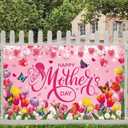 Happy Mothers Day Banner Large 70x43 Inch Mothers Day Party Decorations Indoor Outdoor Decor