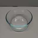 Pyrex 7201 4 Cup Glass Bowl & 7201-PC Turquoise Food Storage Replacement Lid - Made in the USA