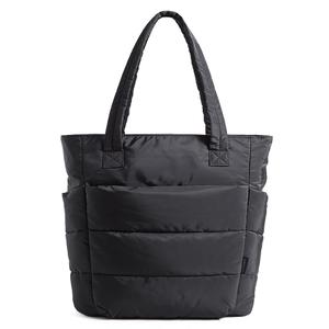TopDesing  Tote Bag for Women, Lightweight Puffy Tote Bag with Compartments Quilted Shoulder Bag Handbag for Travel, Work, Gym