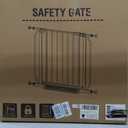 29"-45" Baby Gate for Stairs & Doorways, Auto Close Dog Gate Indoor