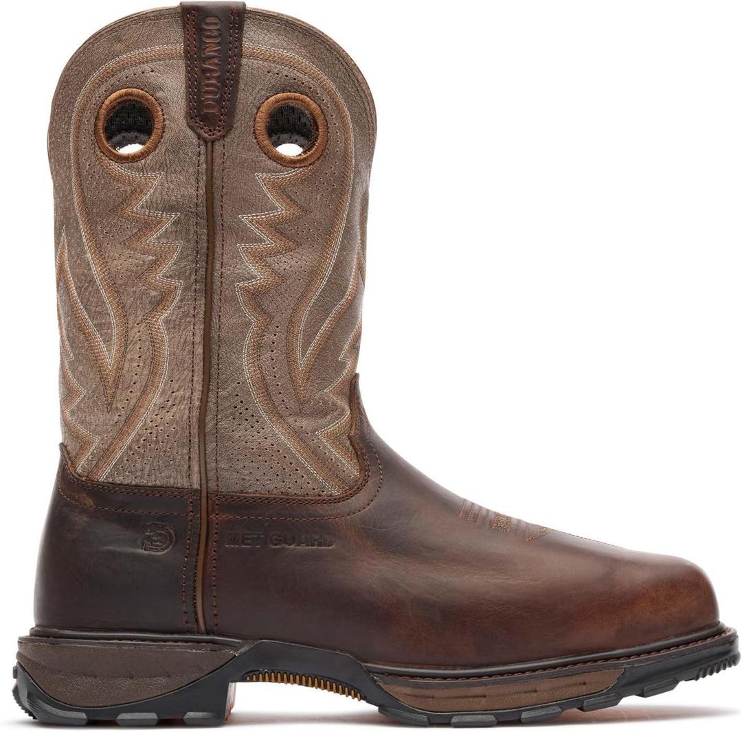 Durango mens Durango Maverick Xp Composite Toe Met-guard Ventilated Western Work Boot (10.5, Dark Brown and Fog)