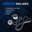 Autoround Timing Belt Kit Compatible with Chevy Cruze 2011-2015/ Cruze Limited 2016/ Sonic 2012-2018/ Aveo 2009-2011, Saturn Astra, Pontiac G3 1.6L 1.8L