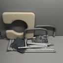 Raised Toilet Seat with Handles, Width & Height Adjustable Toilet Seat Risers for Seniors, Heavy Duty 400lbs Elevated Toilet Seat for Elderly, Pregnant, Handicap, Fit Any Toilet (White)