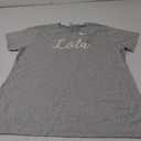 Lola Gifts For Women Grandma Heart Mother's Day Lola T-Shirt Gray, XL