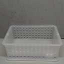 iDesign Portable Shower Caddy Basket with Handle for Dorm or Bathroom - Clear/Frost - Made in USA