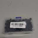 100 PCS #12 x 1 Sheet Metal Screws, Black Hex Washer Head Self Drilling Screw, Flanged Self Tapping Screws, 410 Stainless Steel