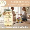 Daughter Gifts  Mason Jar Night Light with Cozy LED Lights (Sparkle), Decorative Jar Lamp  Sentimental Birthday & Christmas Gift for Daughter from Mom or Dad, Graduation Keepsake Home Dcor