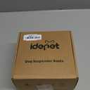 Idepet Dog Suspender Boots, Tall Dog Boots Anti-Slip & Fall Waterproof Shoes Leggings, Adjustable Suspender Boots for Winter Snow Rain Hiking Paws Protector(Black, 7)