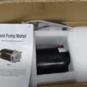 UST1102 Pool Pump Motor 1 HP Compatible with Hayward Super Pump, Super II, Max Flow, Northstar & Jacuzzi Magnum Pump, 1.0 Horsepower Single Speed Round Flange Pool Motor 115/230V 3450 RPM 56J Frame