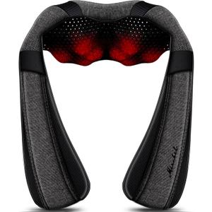 Mothers Day Gifts for Mom Wife Women, Fathers Day Dad Husband Men Gifts, Shiatsu Neck Back and Shoulder Massager with Heat for Pain Relief Deep Tissue, Birthdays, Valentines Day, Christmas Gift