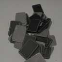 Dunzy 60 Pcs Leather Hat Patches Blank Leatherette Hat Patch with Adhesive Rectangle Laserable Leatherette Patch for Hats Custom Fabric Sew Laser Engraving DIY(Black,3 x 2 Inch)