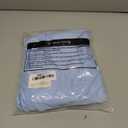 6FT Blue Arch Backdrop Cover - Polyester Fitted Wedding Arch Stand Covers Round Top Chiara Arch Backdrop Cover for Birthday Party Banquet Photo Background Decoration