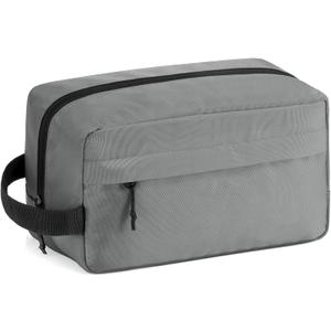 Vorspack Travel Toiletry Bag for Men - Hanging Toiletries Bag Water Resistant Dopp Kit Travel Bag for Toiletries Accessories (Medium, Grey)