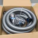 16FT Shop Vac Hose Extension Kit, Dust Collection Hose Kit With 6 Adapter For Home&Shop Vacuums System, Compatible With All Major Household Vacuum Cleaner Brands Woodworking Power Tools And Sanders