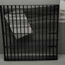 FDW 24 Inch Dog Pen 8 Panel Dog Playpen Indoor Outdoor Metal Puppy Pet Fence Portable Folding Animal Exercise Fence,Black
