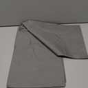 Spotjoy Rectangle Table Cloth, Waterproof Elastic Fitted Tablecloth for 8 Foot Folding Tables, Washable Polyester Tablecloths for Picnic, Camping, Outdoor (Grey, 30"x96")