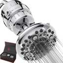 Aqua Earth Filtered Shower Head Gift Edition High Pressure Shower Filter Hard Water Remove Chlorine Harmful Substances Coconut Shell Activated Carbon Reduce Heavy Metals Other Sediments Vitamin C