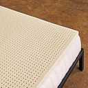Pure Green Natural Latex Mattress Topper - Soft - 2 Inch - King Size (GOLS Certified Organic)