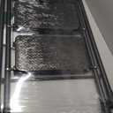 HBTower Step Ladder, Folding Step Stool with Wide Anti-Slip Pedal, Sturdy Steel Ladder, Convenient Handrail, Lightweight, Portable Steel Step Stool (Black)