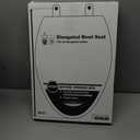 KOHLER 4647-0 Stonewood Elongated Toilet Seat, Elongated Wood Seat for Standard Toilets, Comes with Color-Matched Plastic Hinges, Home Essentials, White