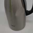 GiNT Stainless Steel Thermal Coffee Carafe, Double Walled Vacuum Water and Beverage Dispenser, 12 Hour Heat Retention, 65 OZ /1.9 Liter, Silver