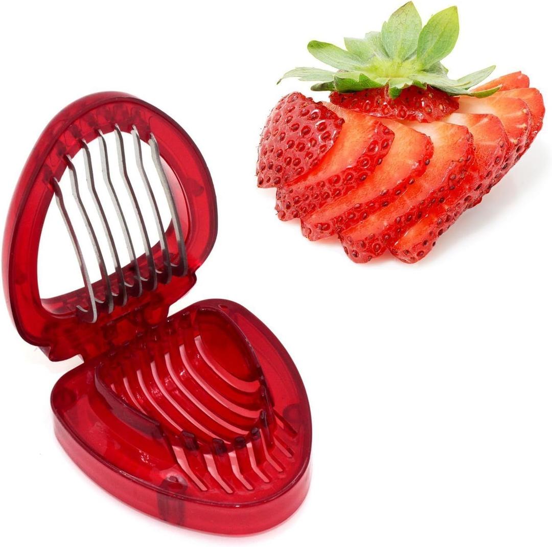 Accessories Simply Slice Strawberry Section Slicer Kitchen Cutter Gadgets Kitchen Tool Mini Slicer Cut Joie MSC Stainless Steel Blade Craft Fruit Tools Factory kiss