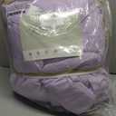 MUXHOMO 7 Pieces Queen Comforter Set, Soft Bed in a Bag Queen Size, All Season Bedding Set with Comforter, Flat Sheet, Fitted Sheet, Pillowcases & Shams, Lavender