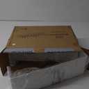 Wallniture Bali White U Shape Floating Shelves for Wall, CD DVD Storage Shelves and Metal Bookshelf Set of 6