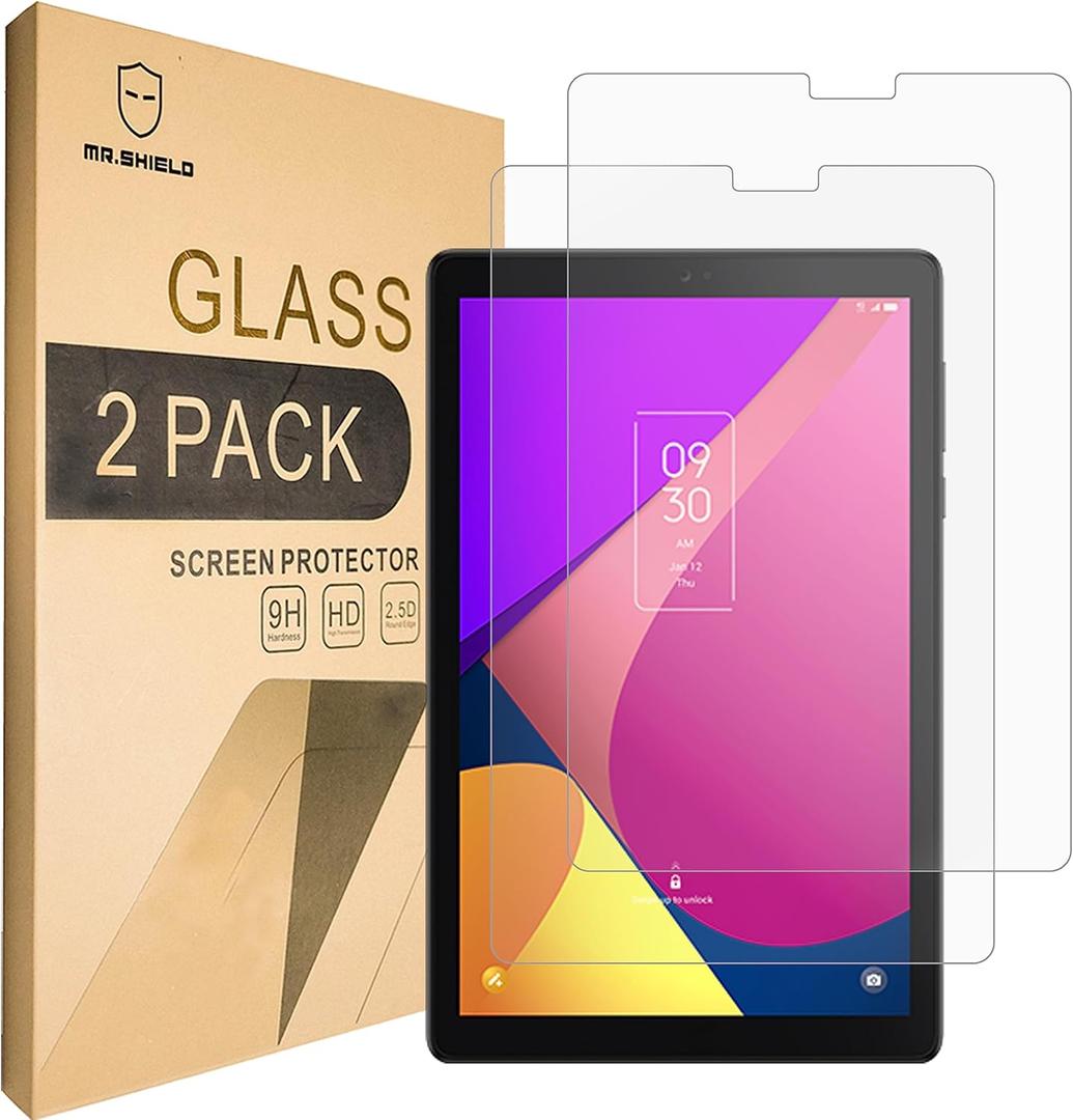 Mr.Shield [2-Pack] Screen Protector For TCL Tab 8 LE/TCL Tab 8 [Tempered Glass] [Japan Glass with 9H Hardness] Screen Protector