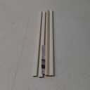 Wire Covers for 2 Cords, 68in Wire Hider on Wall Mounted, Beige Cord Cover Kit, Cable Cover Paintable, Cable Concealer for Extension Cord, Ethernet Cable, Speaker Wire Hider, 4X L17in W0.7in H0.4in (Medium)