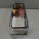 YASONIC Shower Caddy Adhesive, Rustproof Shower Shelves for Inside Shower, Large Capacity Bathroom Organizers and Storage, Shower Storage with Removable Hooks, No Drill Bathroom Accessories Black (2 Pack)