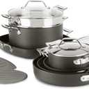 All-Clad Hard Anodized Nonstick Cookware Set, 12 piece Set