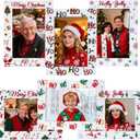 LawnIdyll 4 x 6 Christmas Picture Frame, 6 Pcs Christmas Wooden Photo Frame, Horizontal and Vertical Xmas Tabletop Display for Holiday Gifts Home Decorations Ornaments