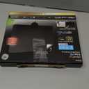 GE Ultra-Thin Amplified TV Antenna, 4K Ready 1080P Digital HDTV UHF VHF, Long Range Indoor TV Antenna, Amplifier with LTE Filter, Reversible Black/White Finish, 48862