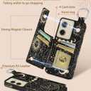 Shorogyt for Moto G Stylus 5G 2024 Wallet Case with Card Holder - Designer Constellation Kickstand Magnetic Clasp Back Flip Folio Leather Phone Cases for Women Men Girls