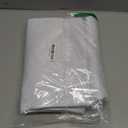 BGment Short 100% Blackout Curtains for Bedroom, Thermal Insulated Energy Efficiency Noise Reducing Grommet Curtains 54 Inch Length with Liner for Small Window 2 Panels Each 42 Inch Wide, Pure White